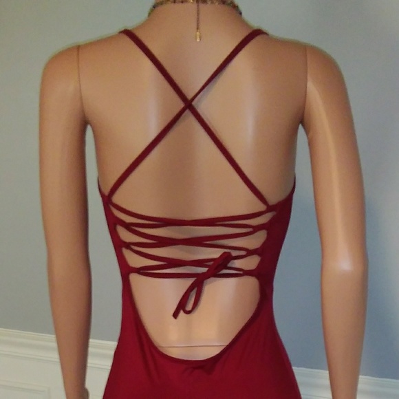 Sling Bandage Back Maxi Sexy One Piece Jumpsuit - Picture 2 of 4